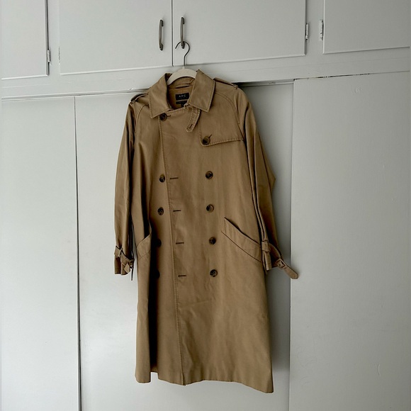 A.P.C. Greta Trench Coat, size 38 (S) - Picture 2 of 4
